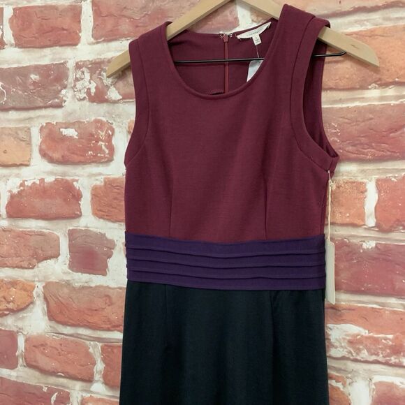 41 Hawthorn Stitch Fix Dita Dress Women's Small Multicolor Colorblock Ponte - Picture 4 of 11